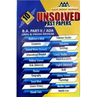 10 years Unsolved Papers for ADA/BA part 2 by AAA Book Series